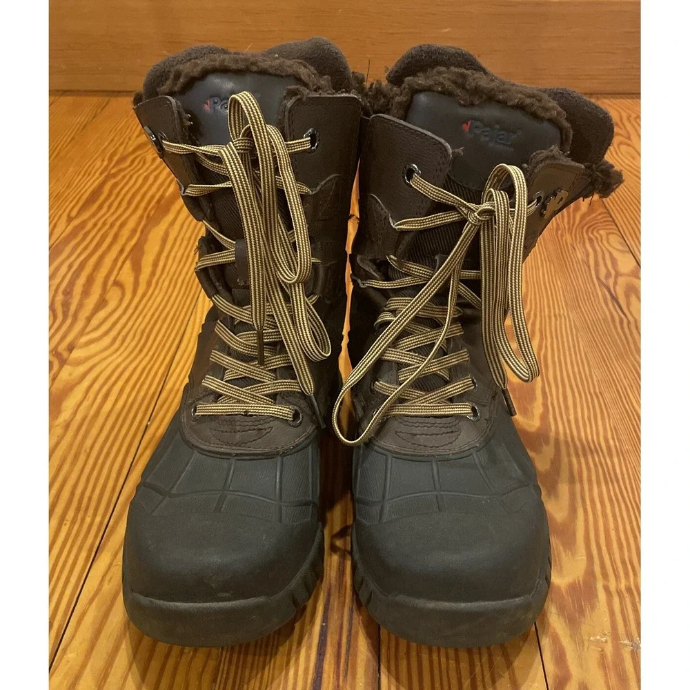 Pajar Canada Men's Size 8-8.5 Winter Boots Waterproof Tex -30° F Sherpa Lined